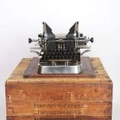 Oliver Typewriter and Case