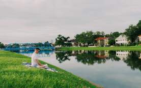 Relaxing on Bayou St. John