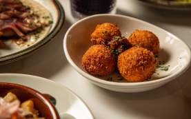 Tasso & Pimento Cheese Croquettes - Maria's Oyster & Wine Bar