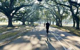 Running in Audubon Park