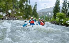 White water rafting North Fork Shoshone river