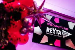 A welcome to the REYTAs 2022 sign