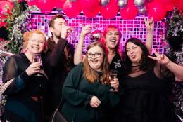 Guests posing for a photo at the REYTAs 2022