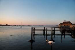 A view of Chichester Harbour from Bosham, West Sussex