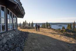Utsikt og høststemning på Finnskogtoppen Spa- og Velværehotell