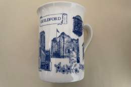 Guildford Classic Mug on sale at Guildford Tourist Information Centre