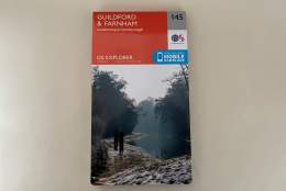 Ordinance Survey map on sale at the Guildford Tourist Information Centre