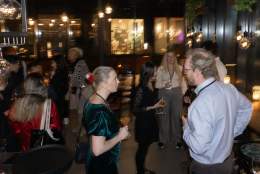 mingling