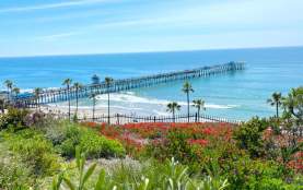 San Clemente Pier from Casa Romantica
