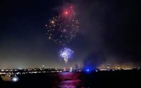 Fireworks over Dana Point