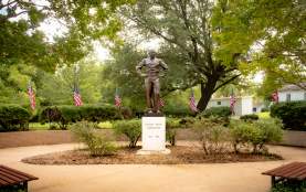 President Dwight D. Eisenhower statue at the Eisenhower Birthplace
