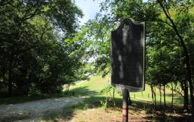 Image of the Sand Springs Historical Marker at Waterloo Lake Regional Park