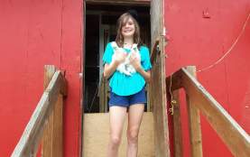 Blind Tiger Vineyards - Holding Chicken