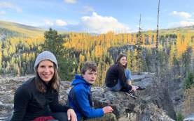 Lisa Kadane & Family at the Boulderfields
