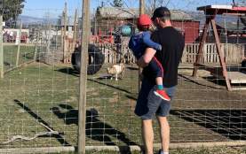 Off the Grid Winery - Duane with Child