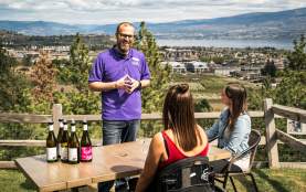 Outdoor Wine Tasting at Off the Grid Organic Winery 7