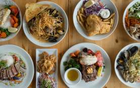 West Coast Seafood and Raw Bar Dishes