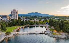 Tourism-Nanaimo-Aerial of Waterfront