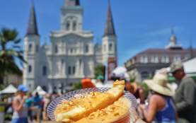 Muriel's Crawfish Crepe at French Quarter Festival