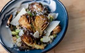 Fried Brussels Sprouts Salad - Charmant