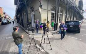 Filming in New Orleans - French Quarter