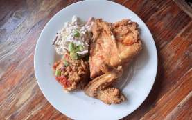 Fried chicken from Coop’s Place