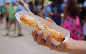 Crawfish Strudel at Jazz Fest