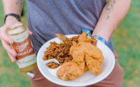 Fried Chicken and Cajun Jambalaya - Jazz Fest