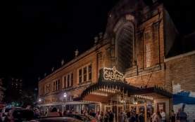 The Saenger Theater in Downtown Mobile, AL at night