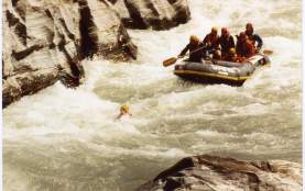 Early Rafting on the Shotover River