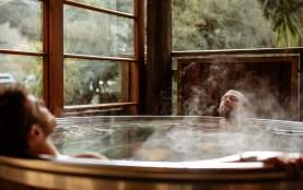 Friends enjoying a relaxing spa at Active Massage in Wānaka