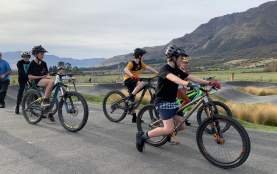 Boys at Hanley's Farm Pump Track