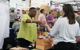 Renton River Days hot sauce sampling