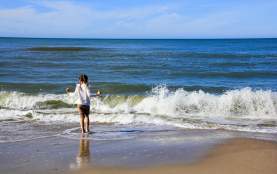 girl at the beach