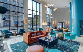 Hilton Garden Inn Hotel lobby in Terre Haute, Indiana