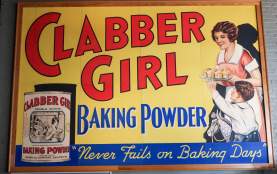 Clabber Girl sign