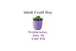 Adult Craft Day @ Ellis Memorial Library