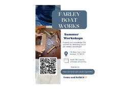 Summer 2026 Farley Boat Works Workshops