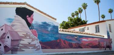 Mural by artist Nate Frizzel in Old Town La Quinta