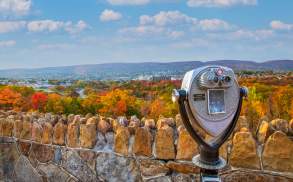 Fall Foliage at The Lookout in Scranton