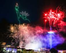 4th of July Drone Show & Fireworks Finale