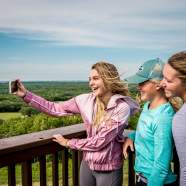 White Horse Hill Overlook girls