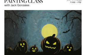 Beginning Acrylic: Children's Halloween Painting Class