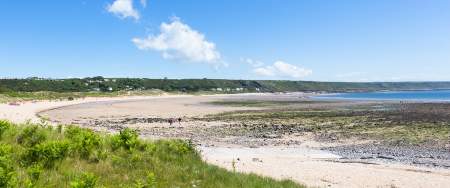 A photograph of Port Eynon on a sunny day.