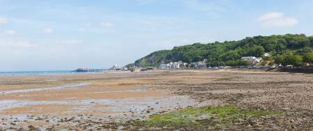 Swansea Beach with Mumbles in the distance
