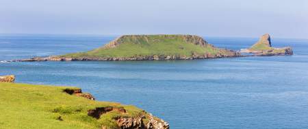 Worm's Head viewed from the mainland