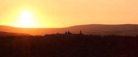 Sunset at Cefn Bryn