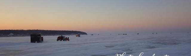 Ice Fishing on Lake Erie: Anietra Hamper for Lake Erie Shores & Islands
