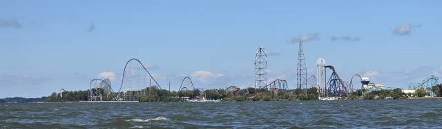 Cedar Point skyline