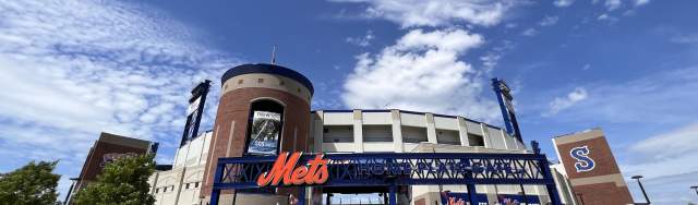 Syracuse Mets Logo Baseball